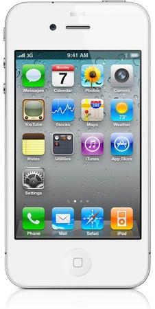 Смартфон APPLE iPhone 4 8GB White - Александровск